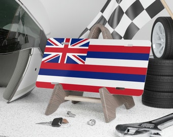 Hawaii License Plate, Honolulu Hawaii, Aloha Decor, US State Name, Car Themed Gift, Vacation Souvenir, Travel the World, Flag, Women, Men