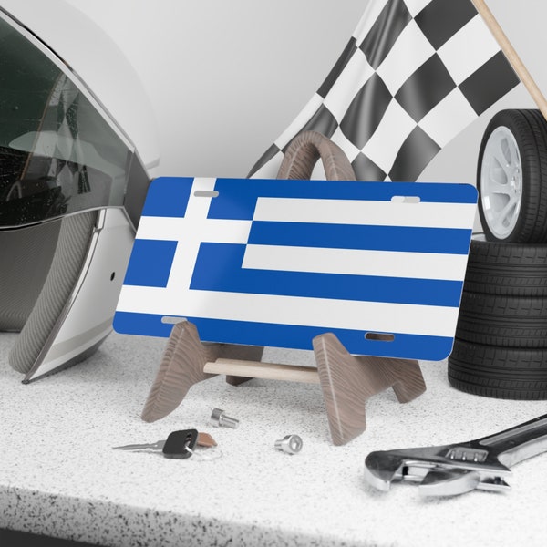Greek License Plate Etsy