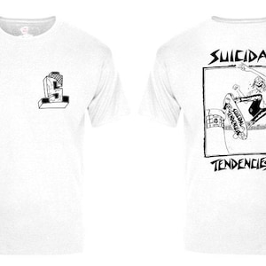 Maglietta Skate Uomo Gildan Grigia Con Teschio - Stile Anni 80/90, Taglia Regular