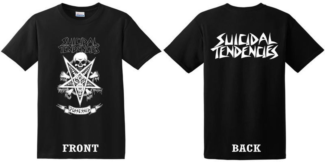 SUICIDAL TENDENCIES Official Classic POSSESSED T-shirt With SUICIDAL TENDENCIES Official Classic POSSESSED T-shirt With
