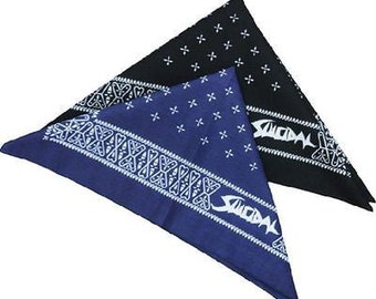 SUICIDAL TENDENCIES Official Sxtx Classic Bandana With Sticker Etsy 