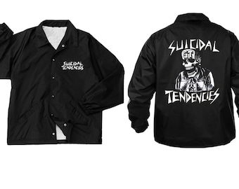 SUICIDAL TENDENCIES Official Flipskull Windbreaker Jacket with sticker