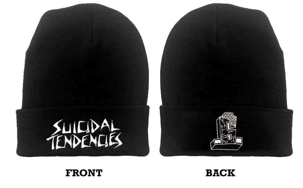 SUICIDAL TENDENCIES Official ST Logo Beanie With Free