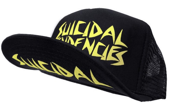 SUICIDAL TENDENCIES 黒 バケットハット SUICIDAL TENDENCIES Official Classic OG Flip up Hat 'fluo Colors