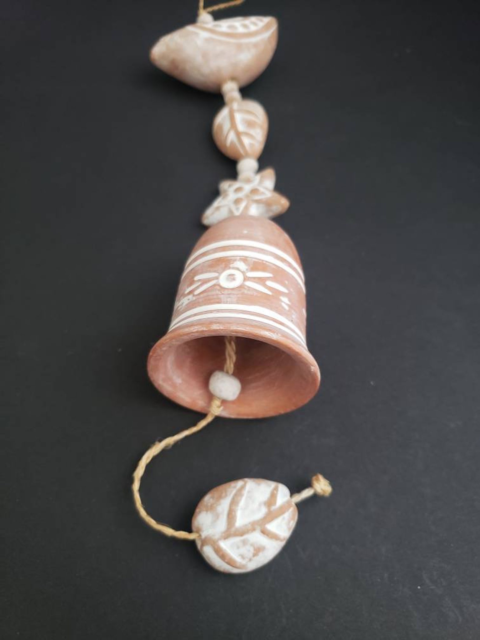 Clay wind chime Bird wind chime Southwest wind chime Etsy