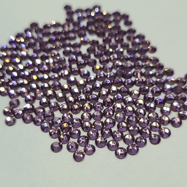 High Quality BRILLANTE™ CRYSTAL LILAC SS10 Glass Hotfix Iron On Rhinestones