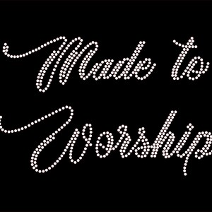 Made To Worship - ss10 Strass Sjabloon (SVG)