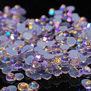 High Quality BRILLANTE™ PINK UNICORN SS10 (Light Rose Ab) Glass Hotfix Iron On Rhinestones
