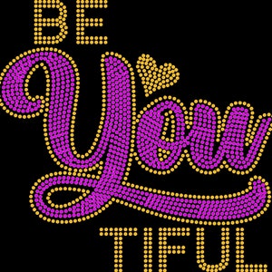 Magnifique modèle de strass « BeYouTiful » (ss10) TÉLÉCHARGEMENT NUMÉRIQUE