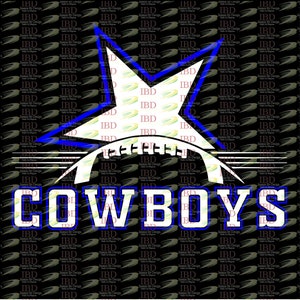 Cowboys Tilted Star (Ai/SVG/PNG/JPG)