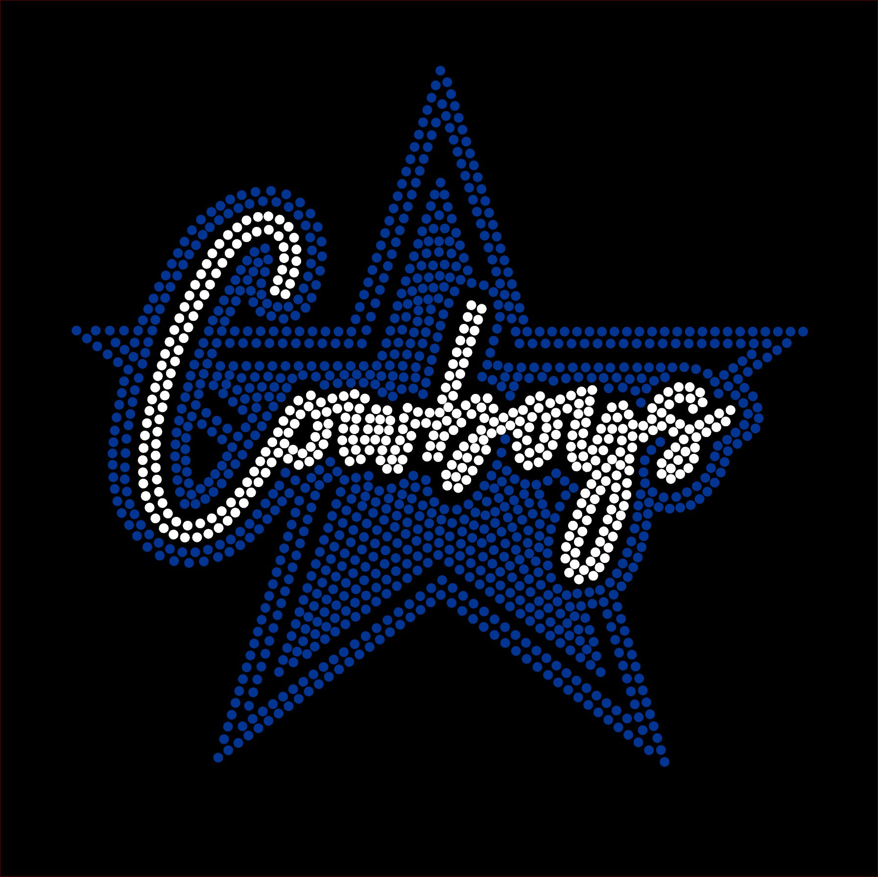 Rhinestone Dallas Cowboys Logo