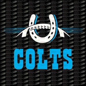 Colts Horseshoe  (Ai/SVG/PNG/JPG)