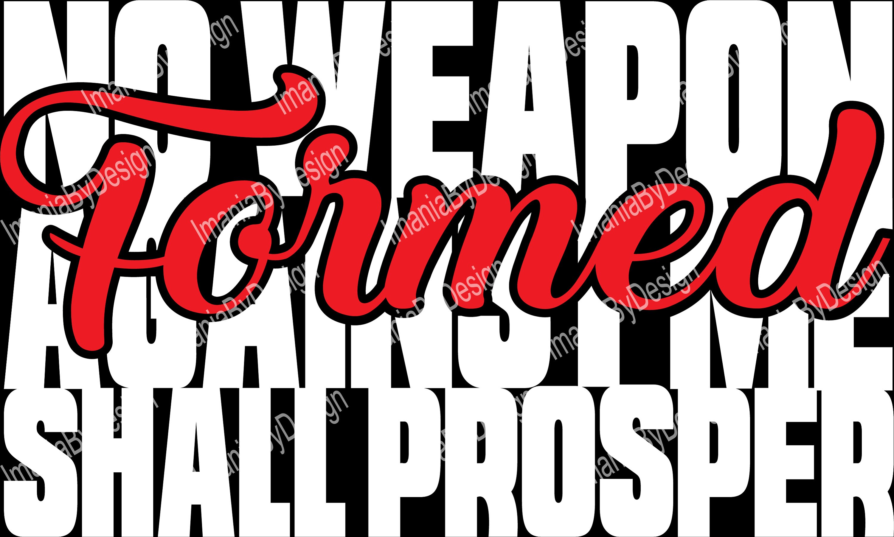 No Weapon Formed Against Me svg/ai/jpg/png Etsy