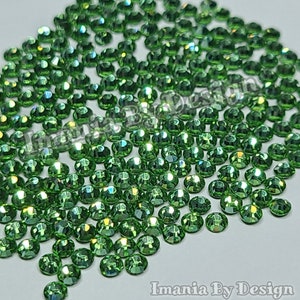 High Quality BRILLANTE™ PERIDOT SS10 Glass Hotfix Iron On Rhinestones