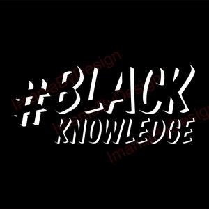 Conocimiento negro (SVG/PNG)