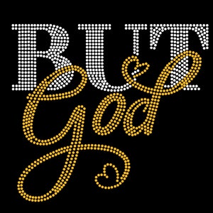 But God Rhinestone Template ss10 (SVG)