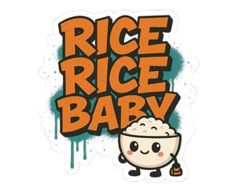 ライスステッカー // ビニールステッカー // ライスラバー // ライスは