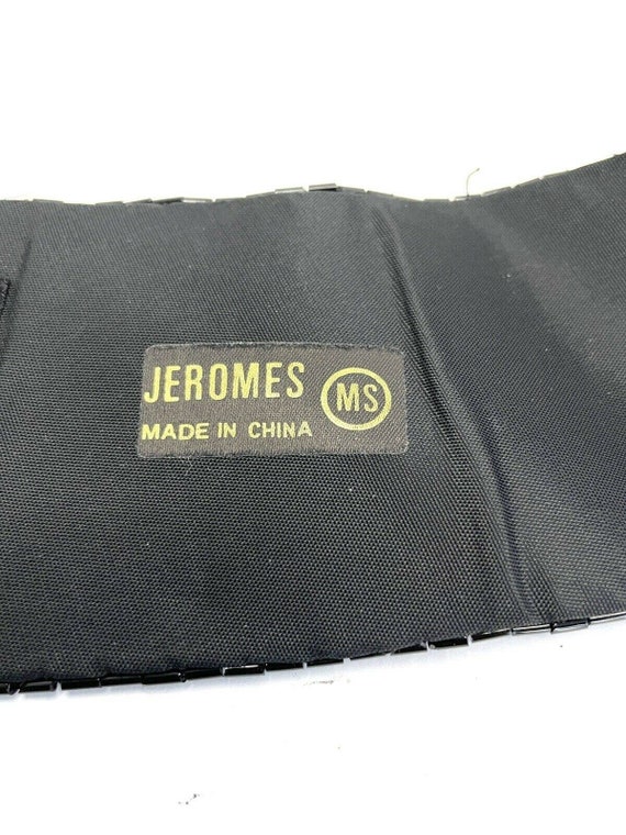 Vintage Jeromes Black Fully Beaded Embellished St… - image 8