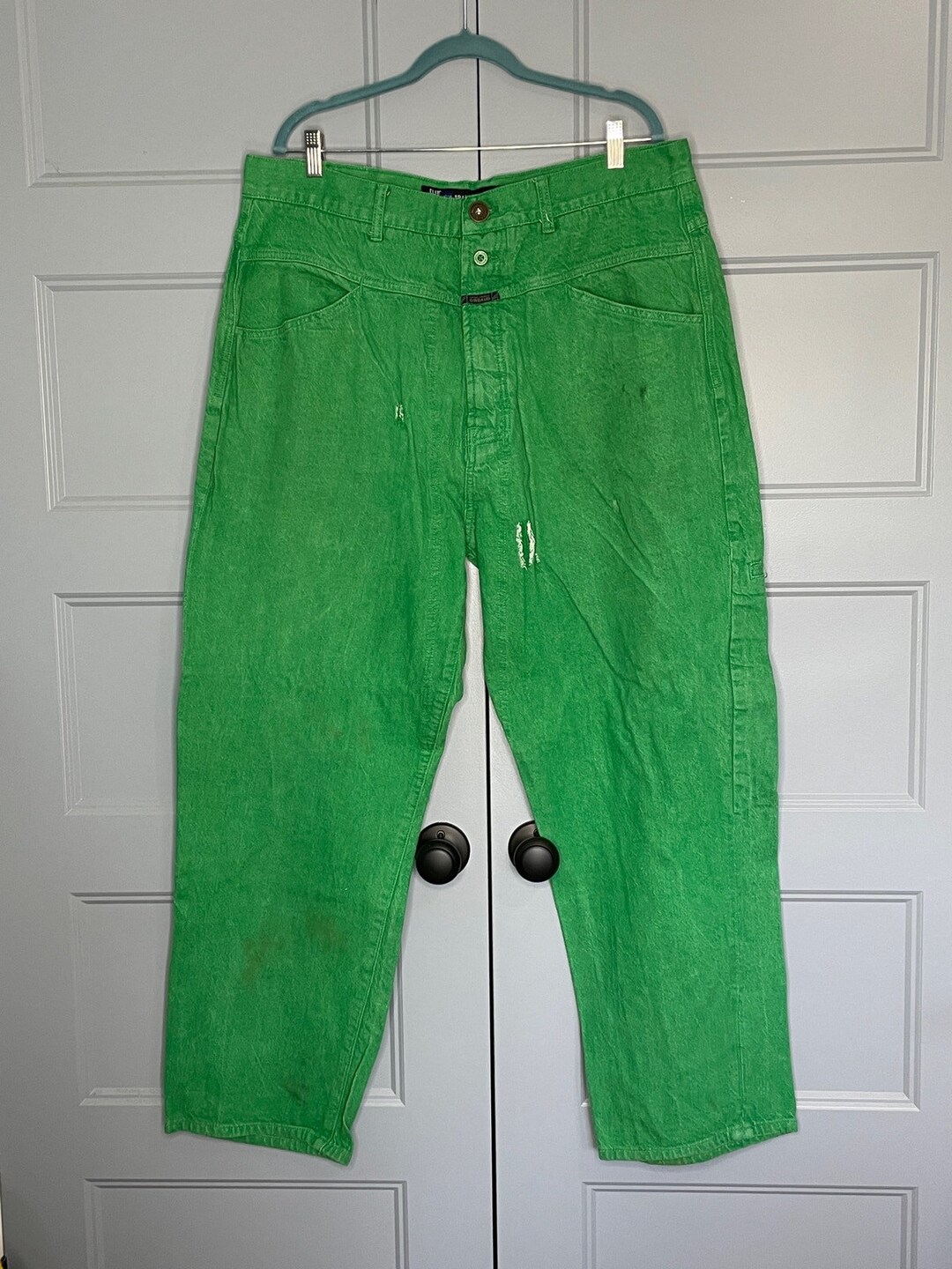 Pantalon Court Girbaud Taille 40 - Coton Stretch Kaki - Occasion Très Bon état