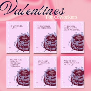 Saint-Valentin collègue, Cartes de Saint-Valentin amusantes sur le lieu de travail, Fête de la Saint-Valentin au bureau, Pour collègues, Pour employés, Saint-Valentin à imprimer, Cadeau