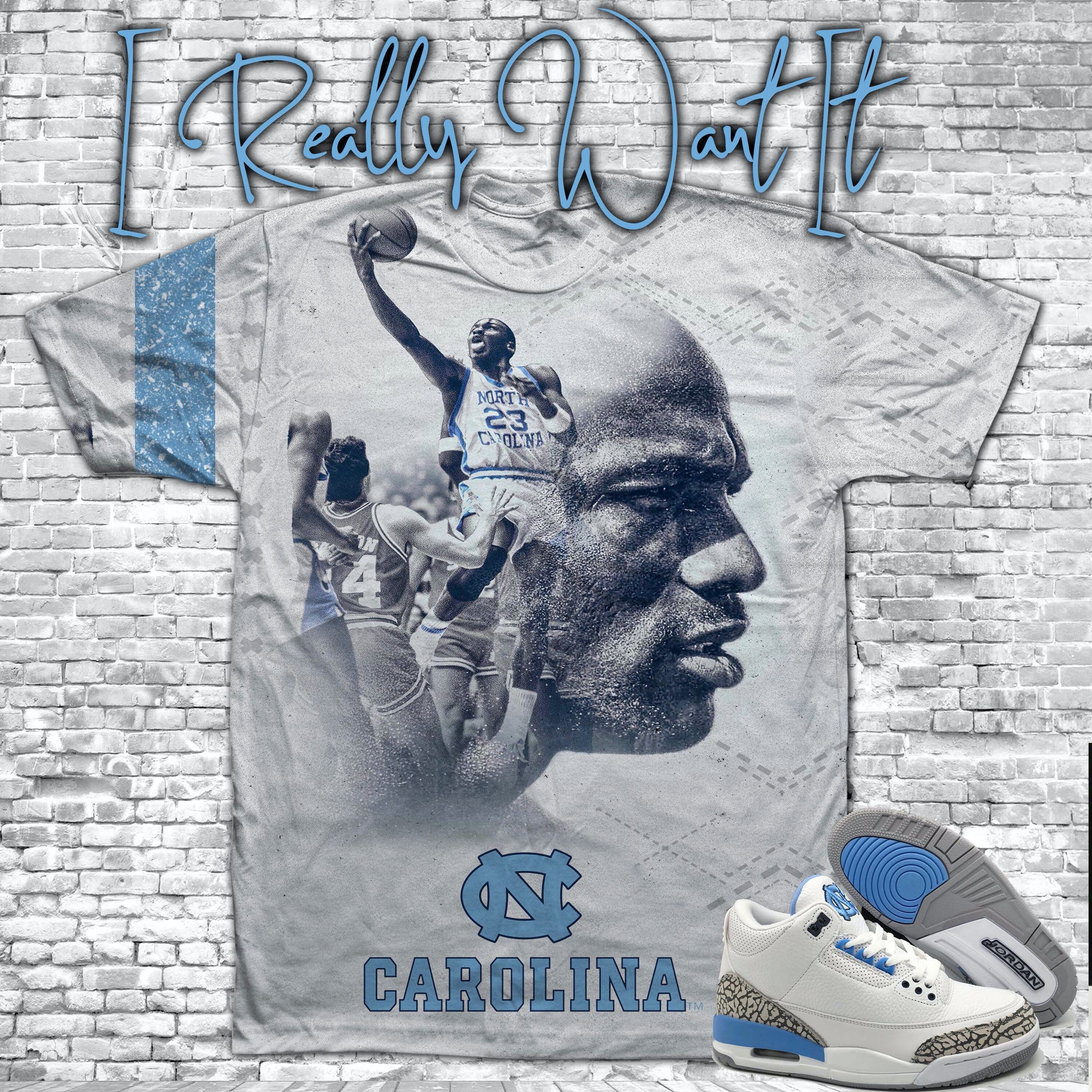 jordan 3 unc apparel