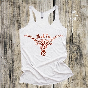 Longhorns Rose Tank