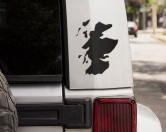 Sticker Schotse distel .Symbol van Schotland