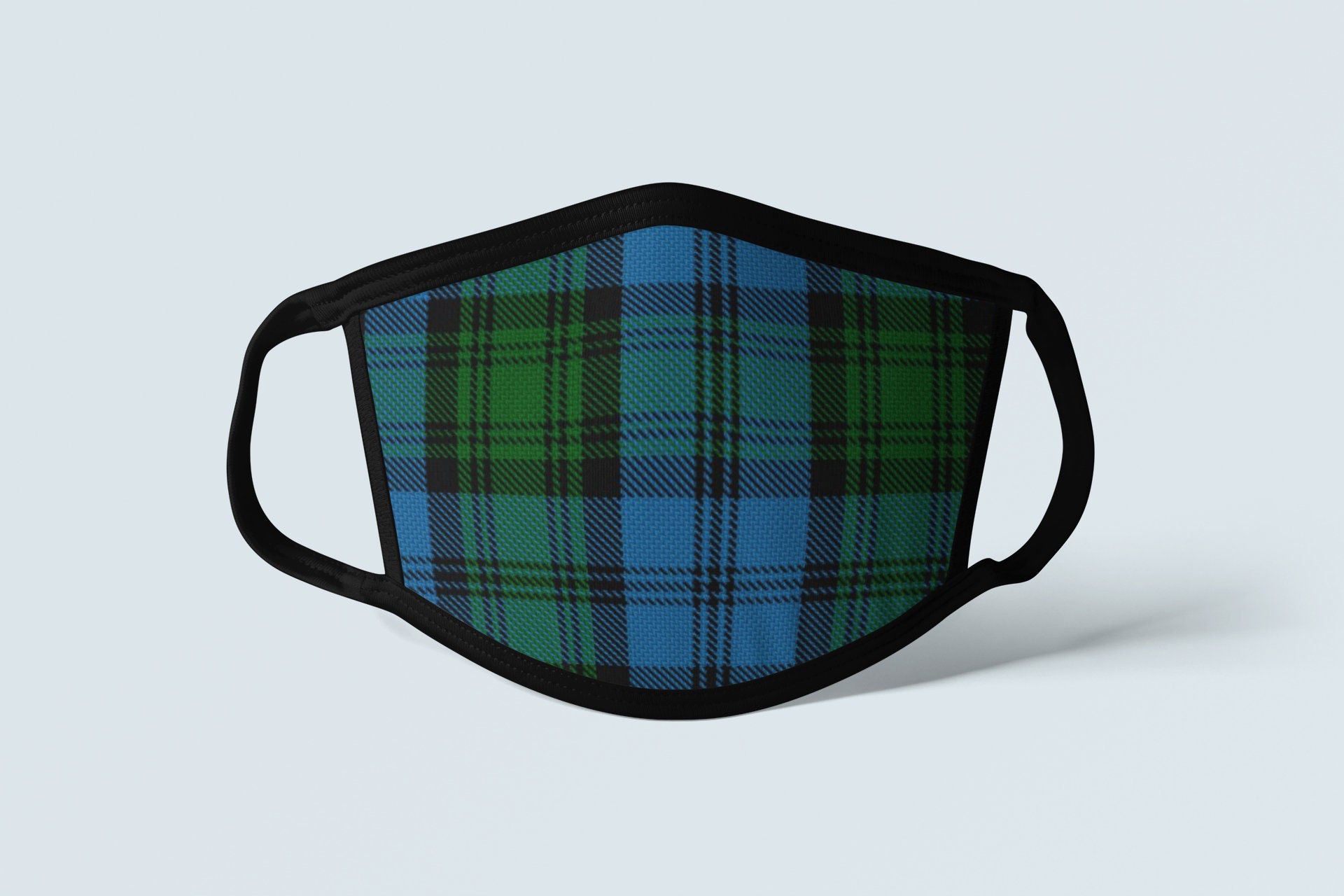 Clan Kerr Tartan Face Mask Scottish Family Heritage Face Etsy