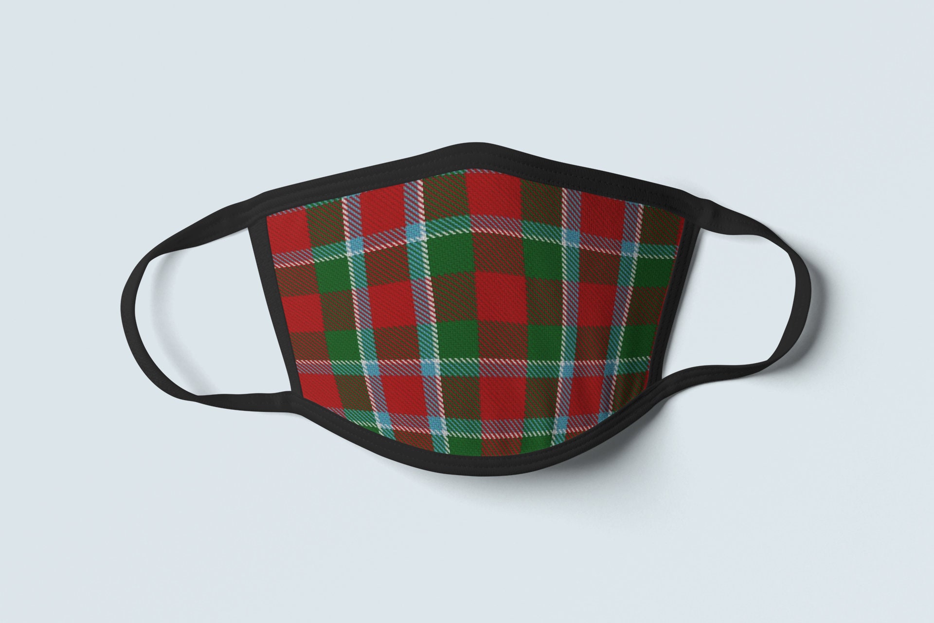 Clan Menzies Tartan Face Mask Scottish Family Heritage Face Etsy