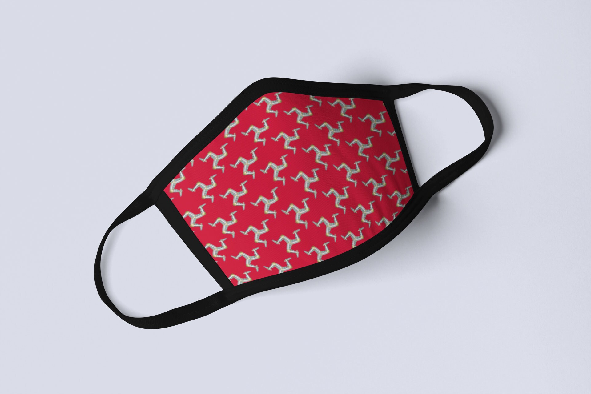 Isle Of Man Flag Face Mask Celtic Manx Inspired Face Etsy Isle Of Man Flag Face Mask Celtic Manx Inspired Face Etsy