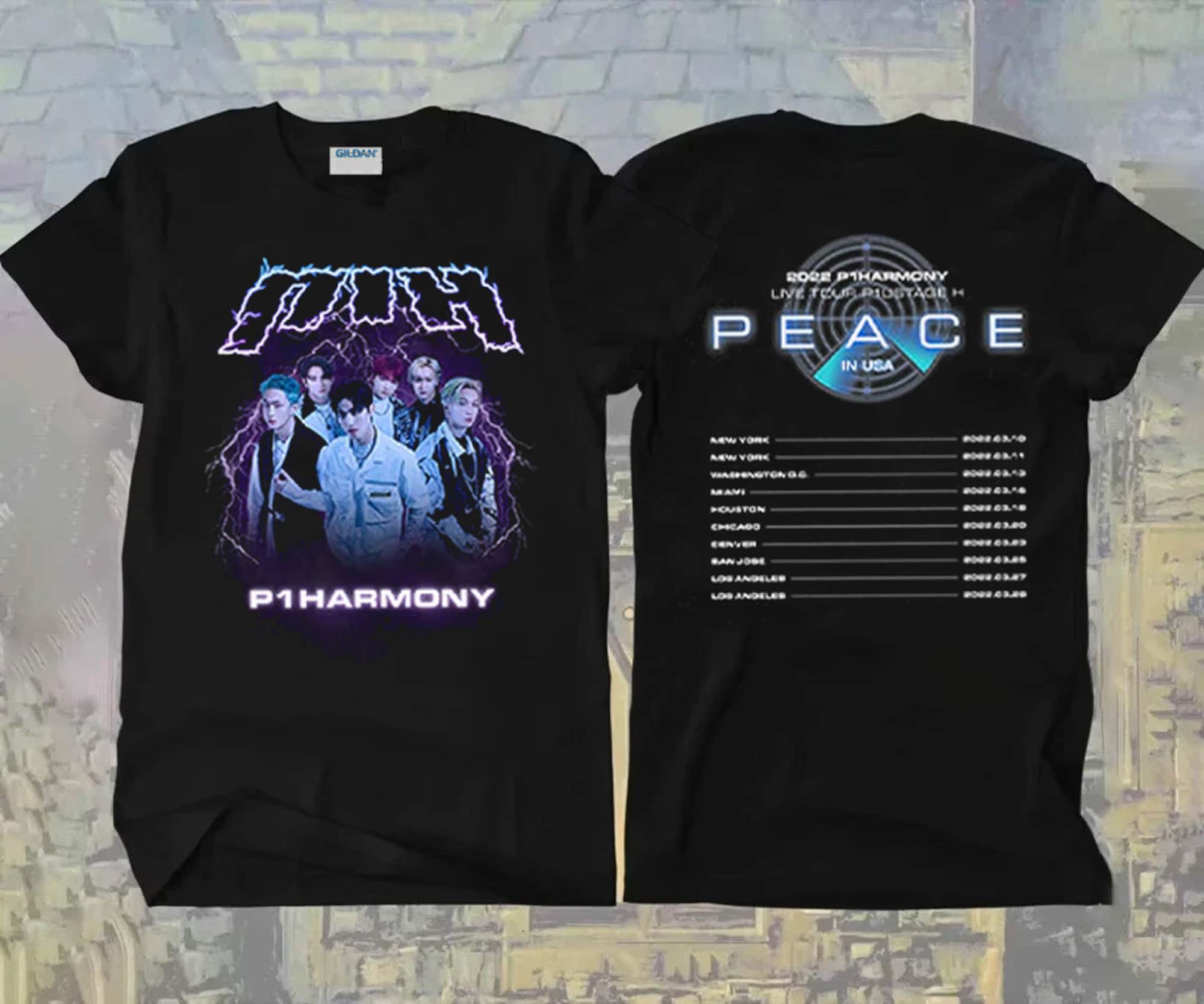 Discover P1HARMONY Peace Tour 2022 T-shirt