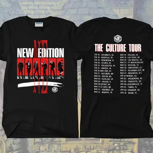 New Edition The Culture Tour 2022 T-Shirt, New Edition Both Sides Shirt, The Culture 2022 Tour Shirt