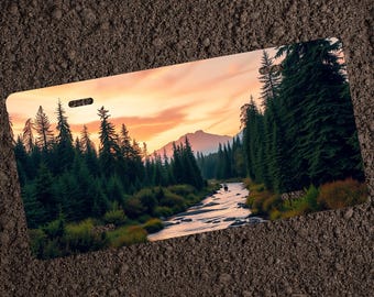 Custom Nature Scene License Plate: West Virginia Landscape