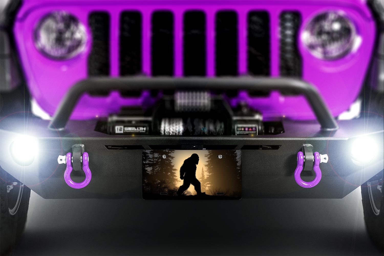 Bigfoot License Plate Sasquatch Novelty Car Tag Etsy 