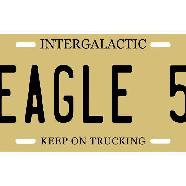 Eagle 5 License Plate Etsy