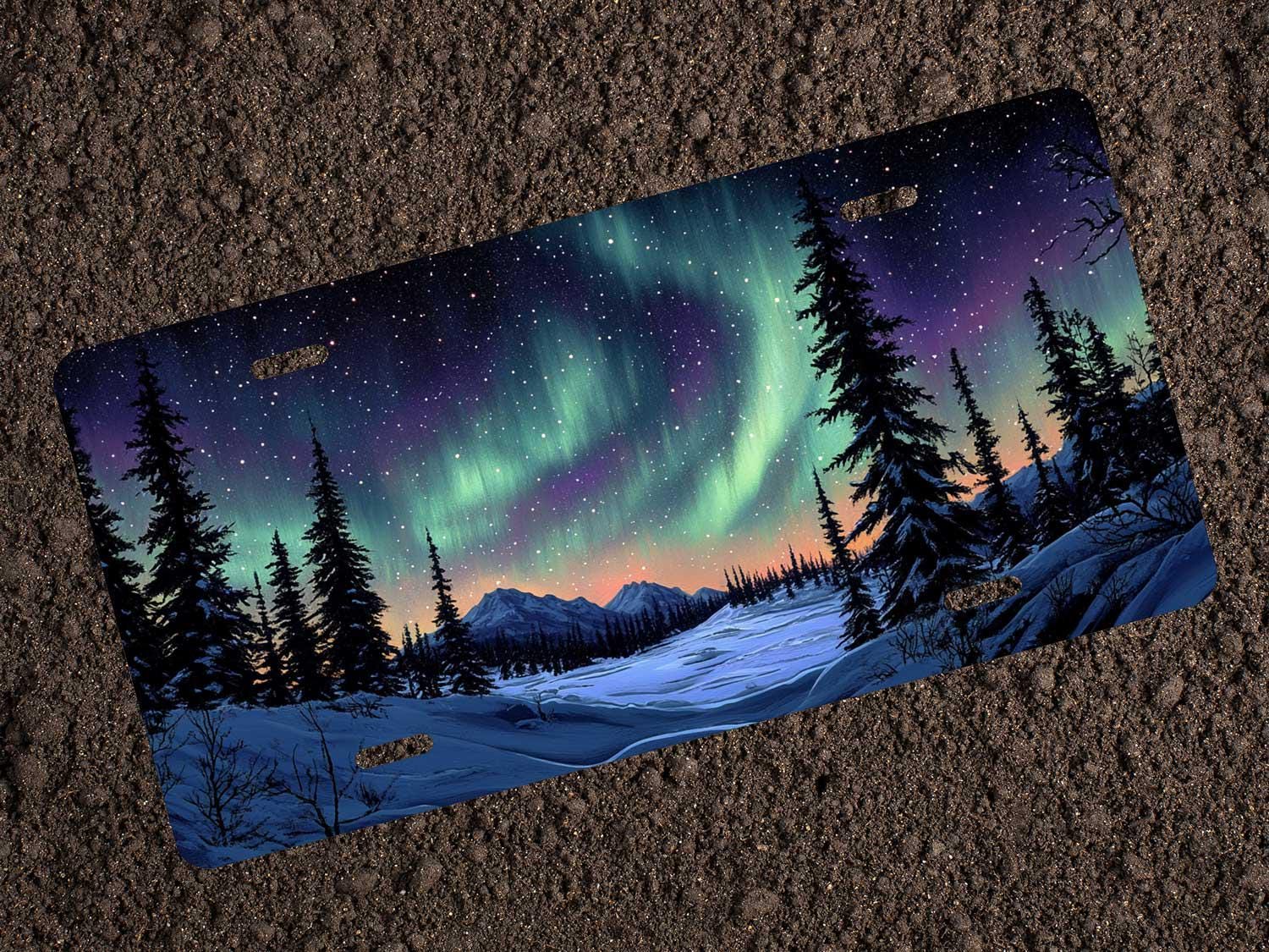 Mountain and Nature License Plates