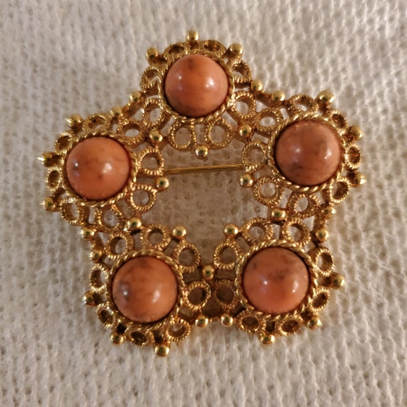 Vintage brooch Sarah Coventry pin costume jewelry - image 6