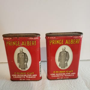 Vintage Prince Albert Tobacco tins - Retro Tobacciana