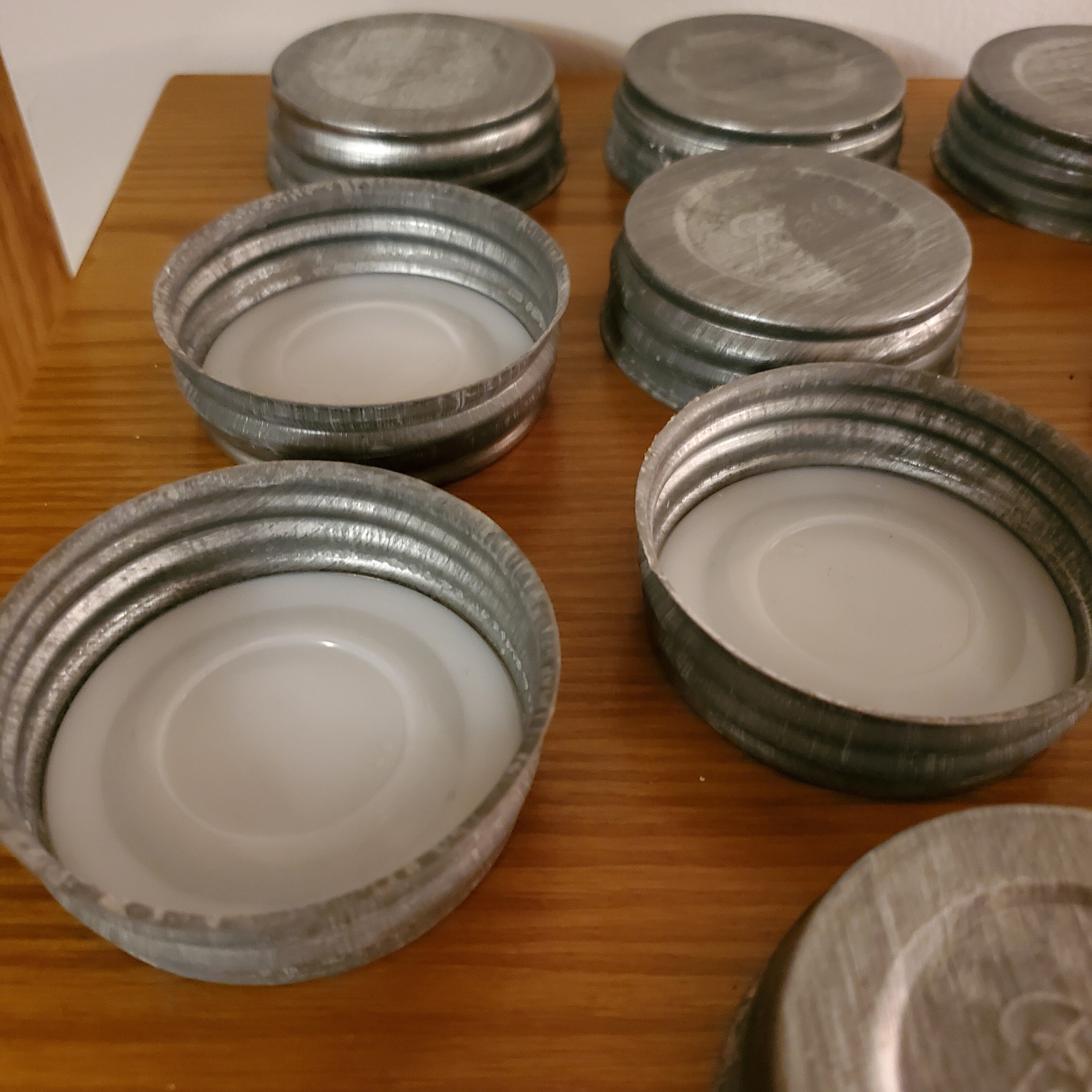 Vintage Ball Lids Zinc Mason Jar Lids Etsy