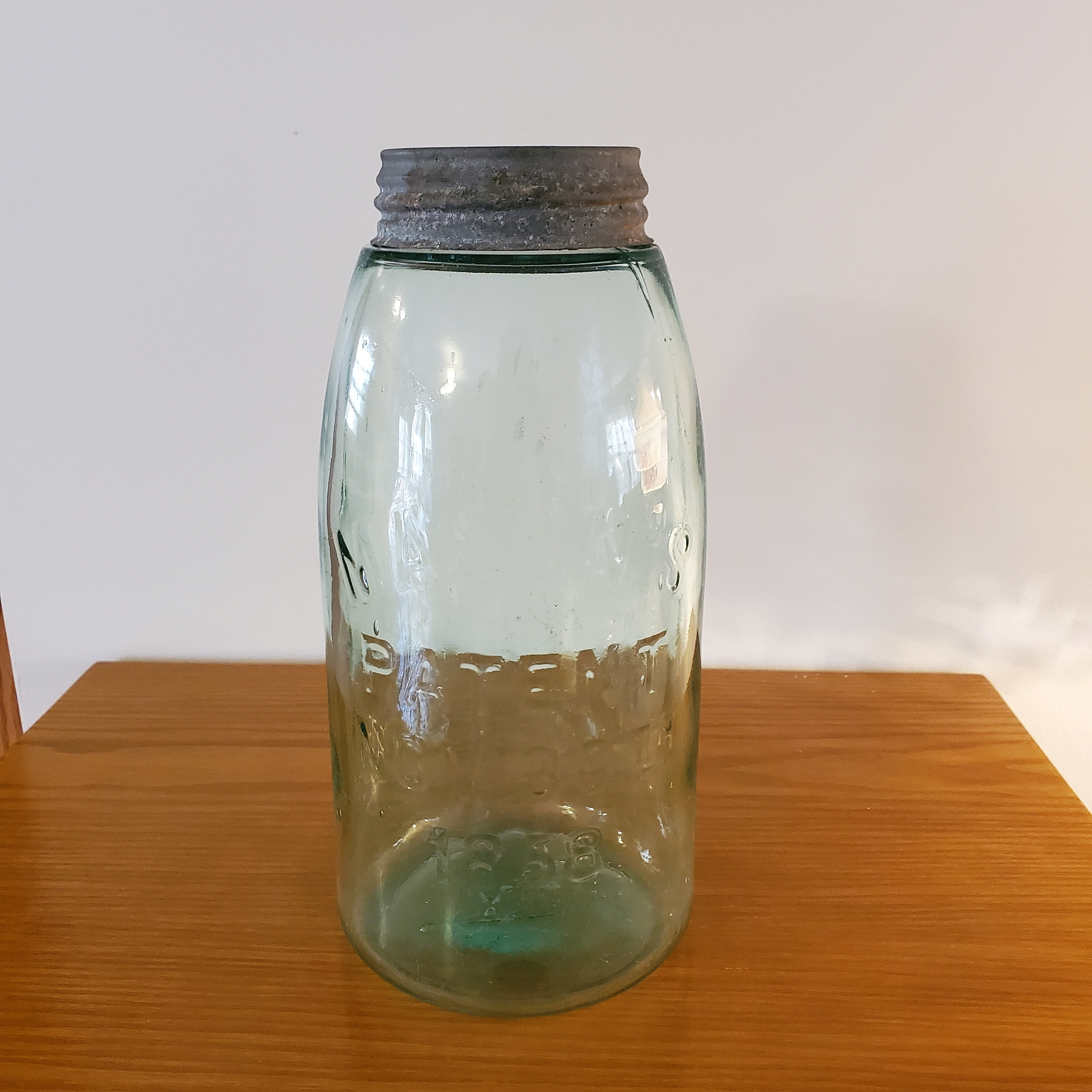 Mason's Patent Nov 30th 1858 Jar With Roman Numeral XIII Number 13