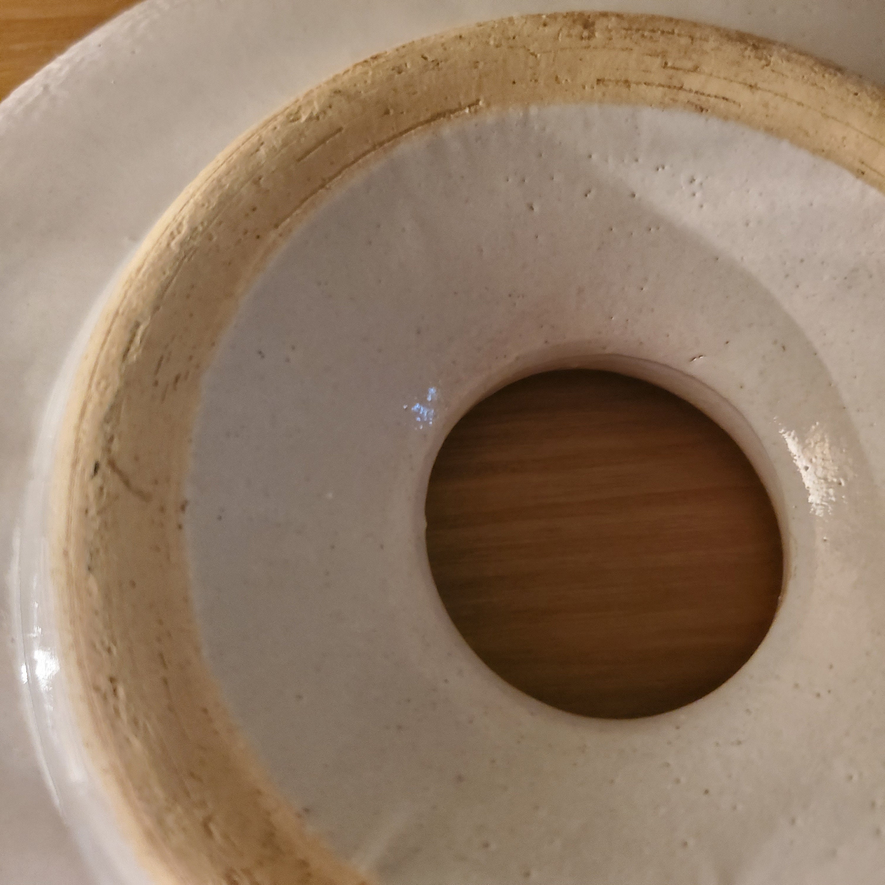 Vintage 3 to 4 Gallon Butter Churn Crock Lid Only Etsy