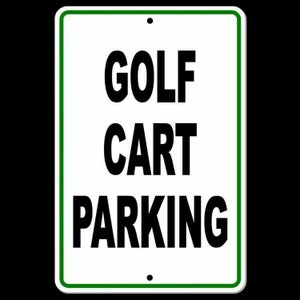 Golfkar Parkeerbord Metalen bezoekersclub Geen parkeerplaats beste