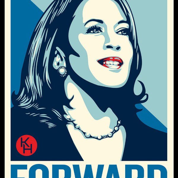 Kamala Harris 2024 - Affiche de l'attaquant de Kamala