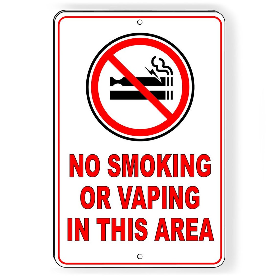 No Smoking or Vaping in This Area Etsy UK