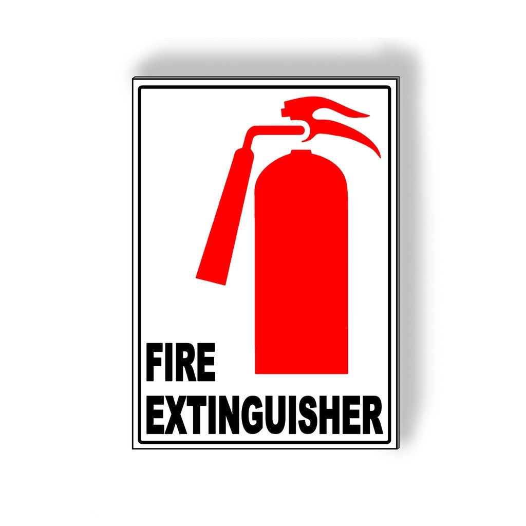 Fire Extinguisher Location Emergency Instructions Etsy