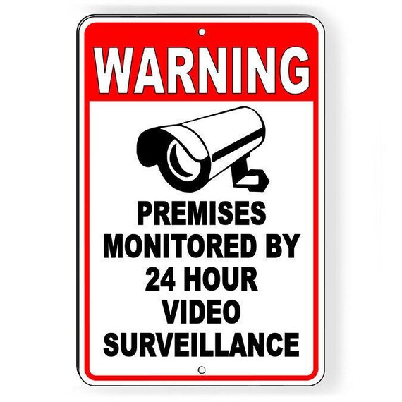 AUA Signale Videoüberwachung Warnschild | Aus Alu Oder Vinyl, Selbstklebend | Für Abschreckung & Sicherheit