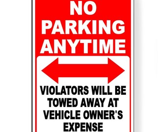 いつでも駐車禁止 違反者は牽引される