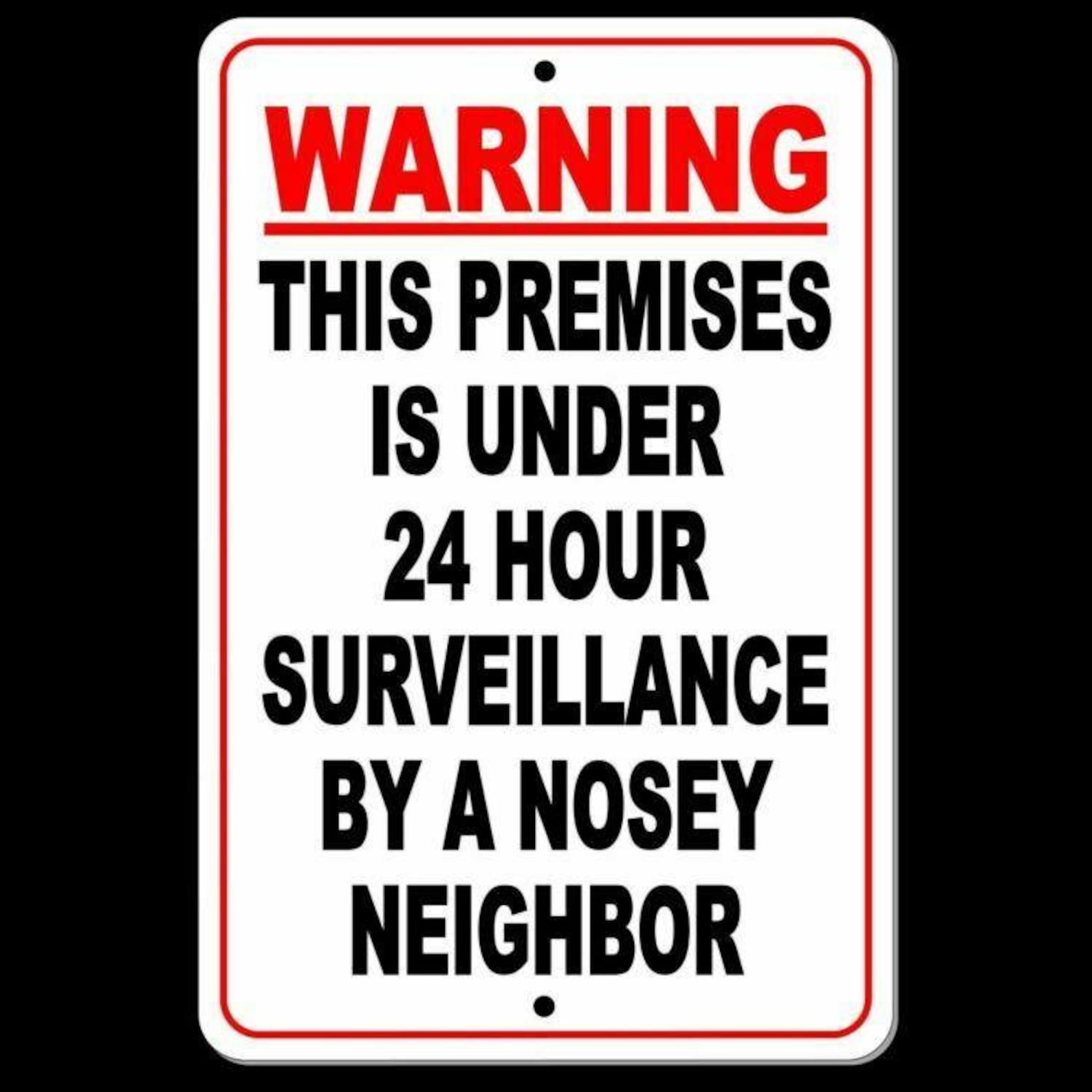 5x Warning These Premises are under 24 Hour CCTV Surveillance cartello