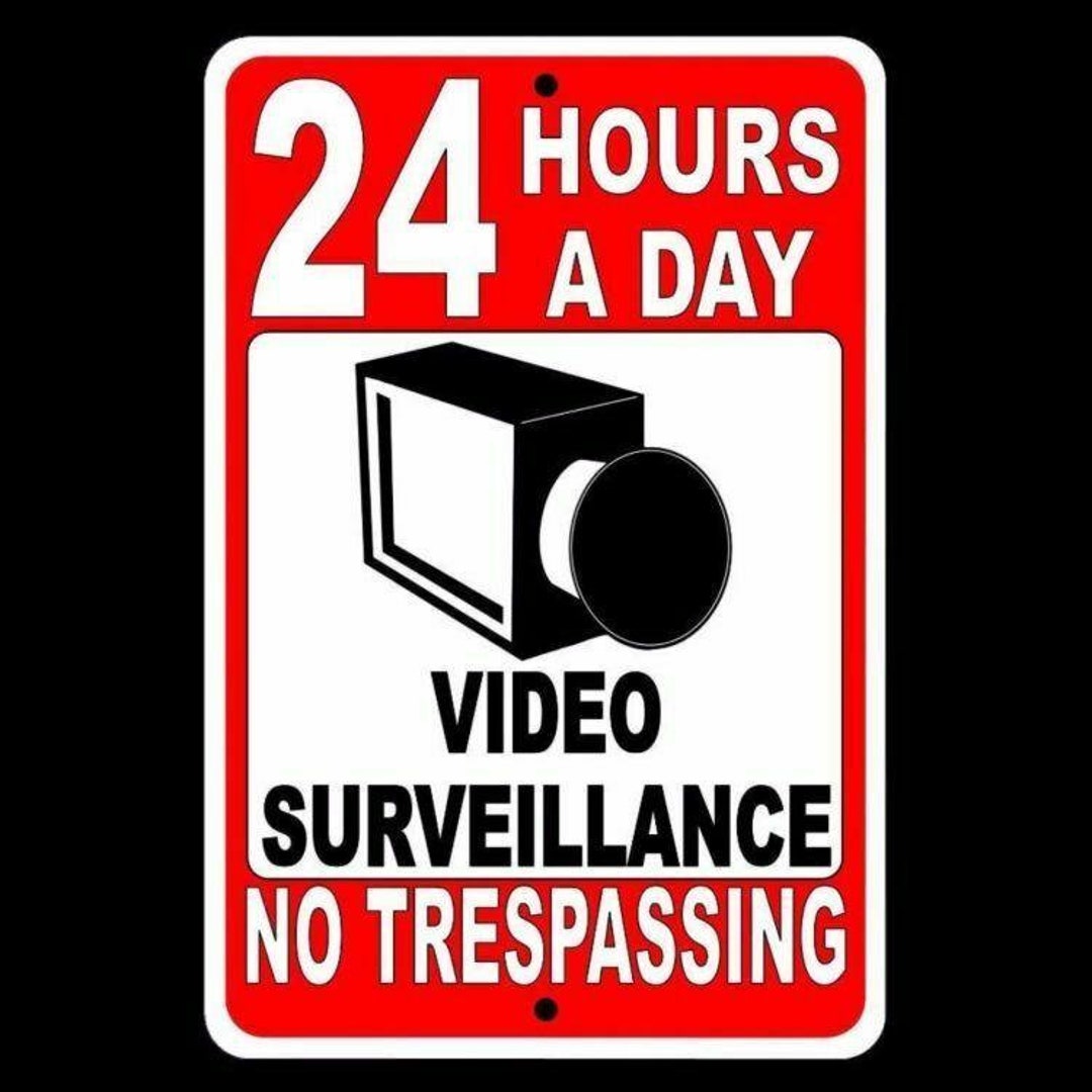 No invadir esta propiedad protegida por un letrero de videovigilancia las  24 horas -  México