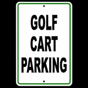Golfkar Parkeerbord Metalen bezoekersclub Geen parkeerplaats beste SCP005